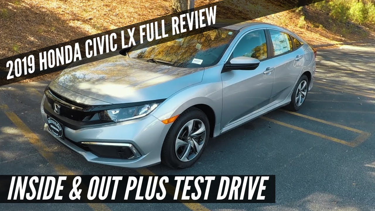 2019 Honda Civic LX Full Review - It Finally Has Honda Sensing