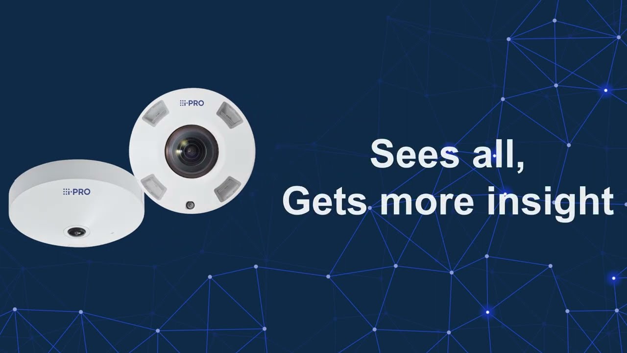 i-PRO AI fisheye camera Concept video
