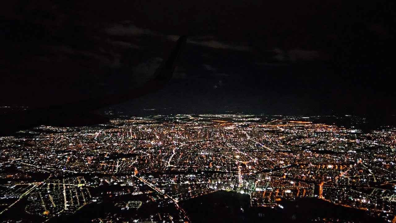 Pousando no Aeroporto de Goiânia à Noite - Airbus A320 Neo Azul [4K] #goiânia #airbus #azul
