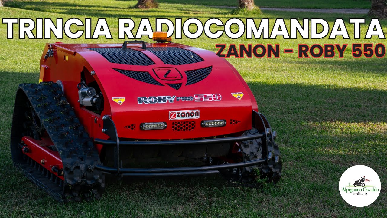 TEST Trincia Radiocomandata cingolata ZANON Roby 550 | IMPRESSIONANTE 🤯