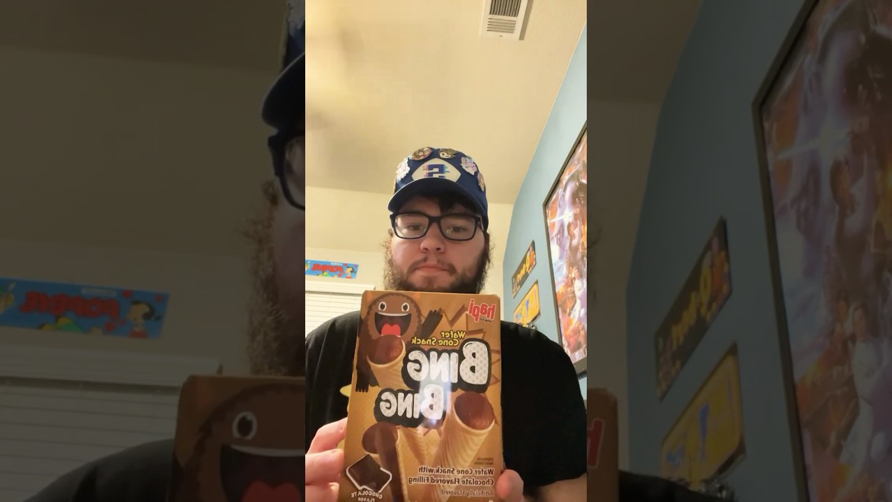 bing bing the wafer cone snack review😋💙👍