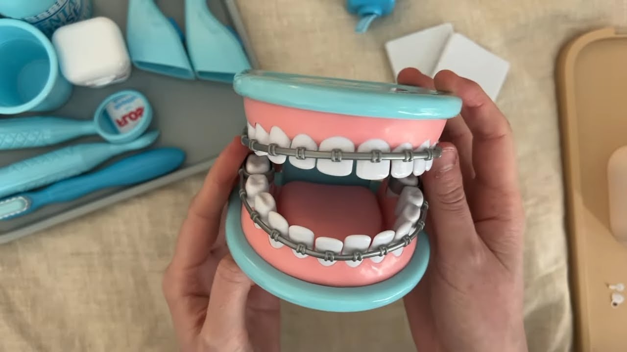 ASMR | Dentist Cleans Your Teeth 😬 Hard Plastic Sounds // Melissa & Doug Super Smile Kit