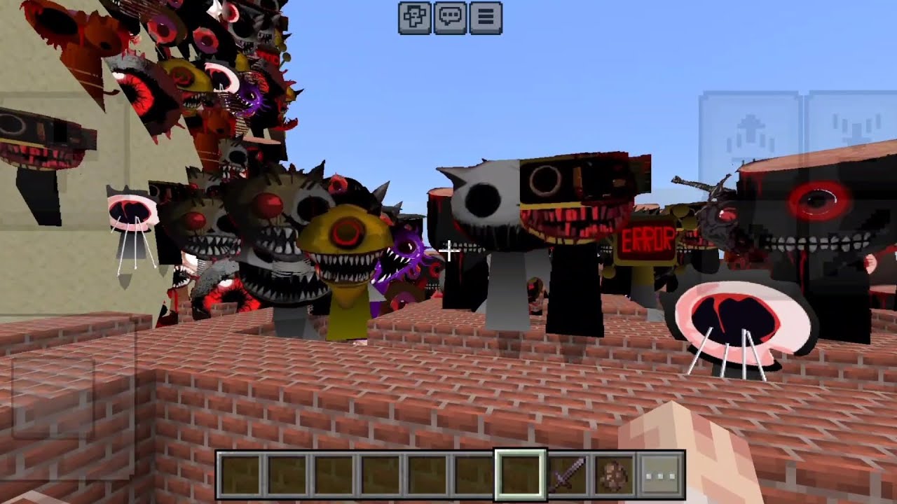 Too Much Sprunki Incredibox Phase 6 Mod In Maze in Minecraft PE