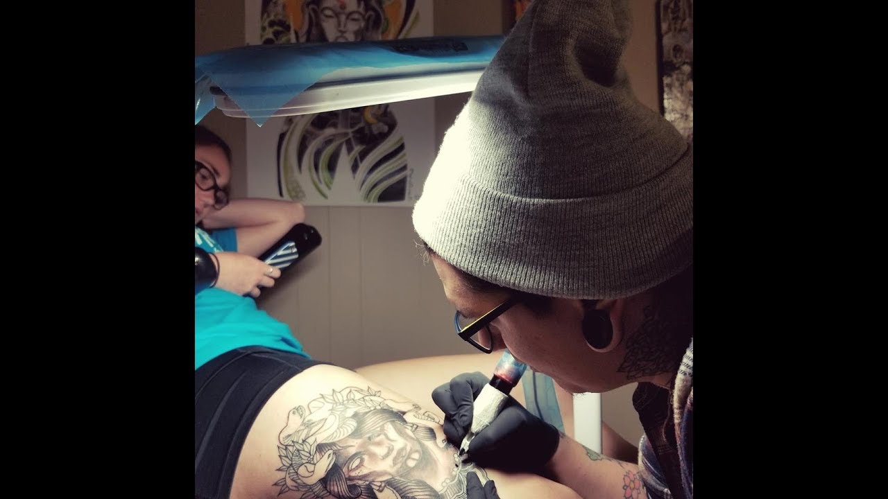 How to Tattoo: How to Pepper Shade and Powder Shade