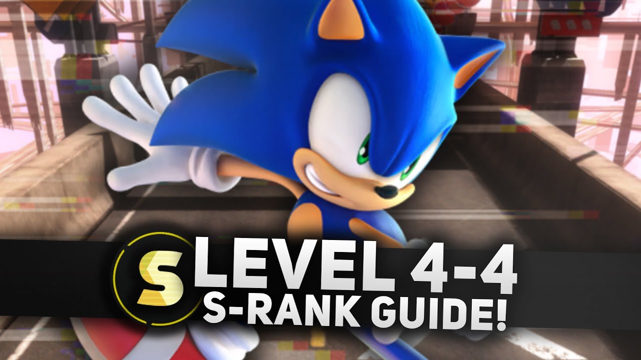 Sonic Frontiers - Cyberspace Level 4-4 S-Rank Time Guide (4K/60FPS)
