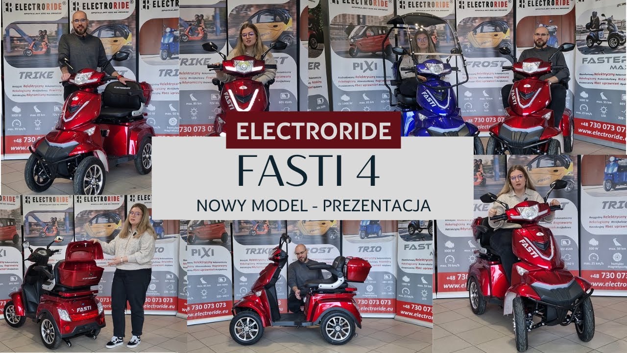 Stabilny czterokołowiec ELECTRORIDE FASTI 4!