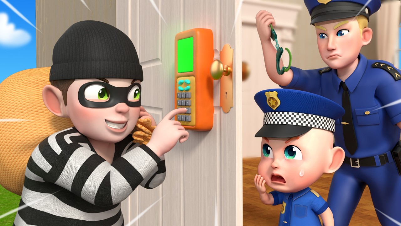 Never Tell Your Password 🚫😨 | Police Safety Song | Rosoo Nursery Rhymes & Kids Songs