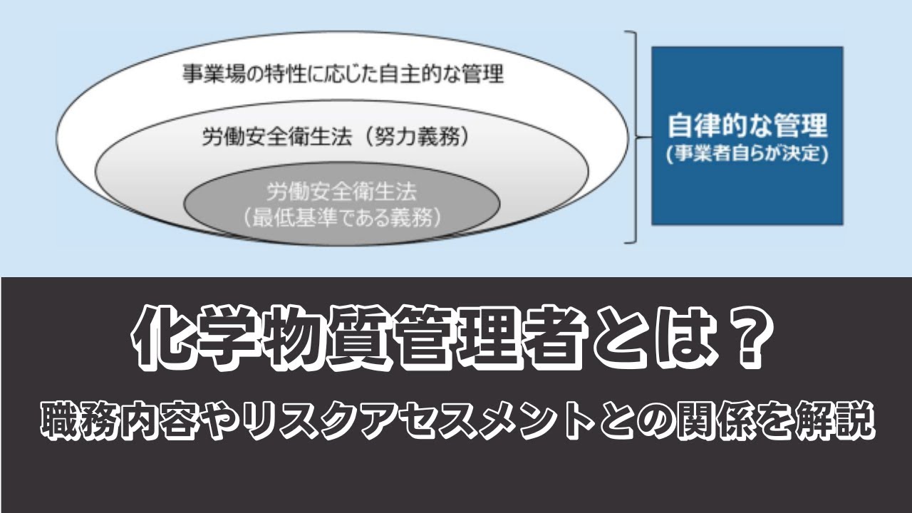 【解説】化学物質管理者とは？職務とリスクアセスメントの基礎