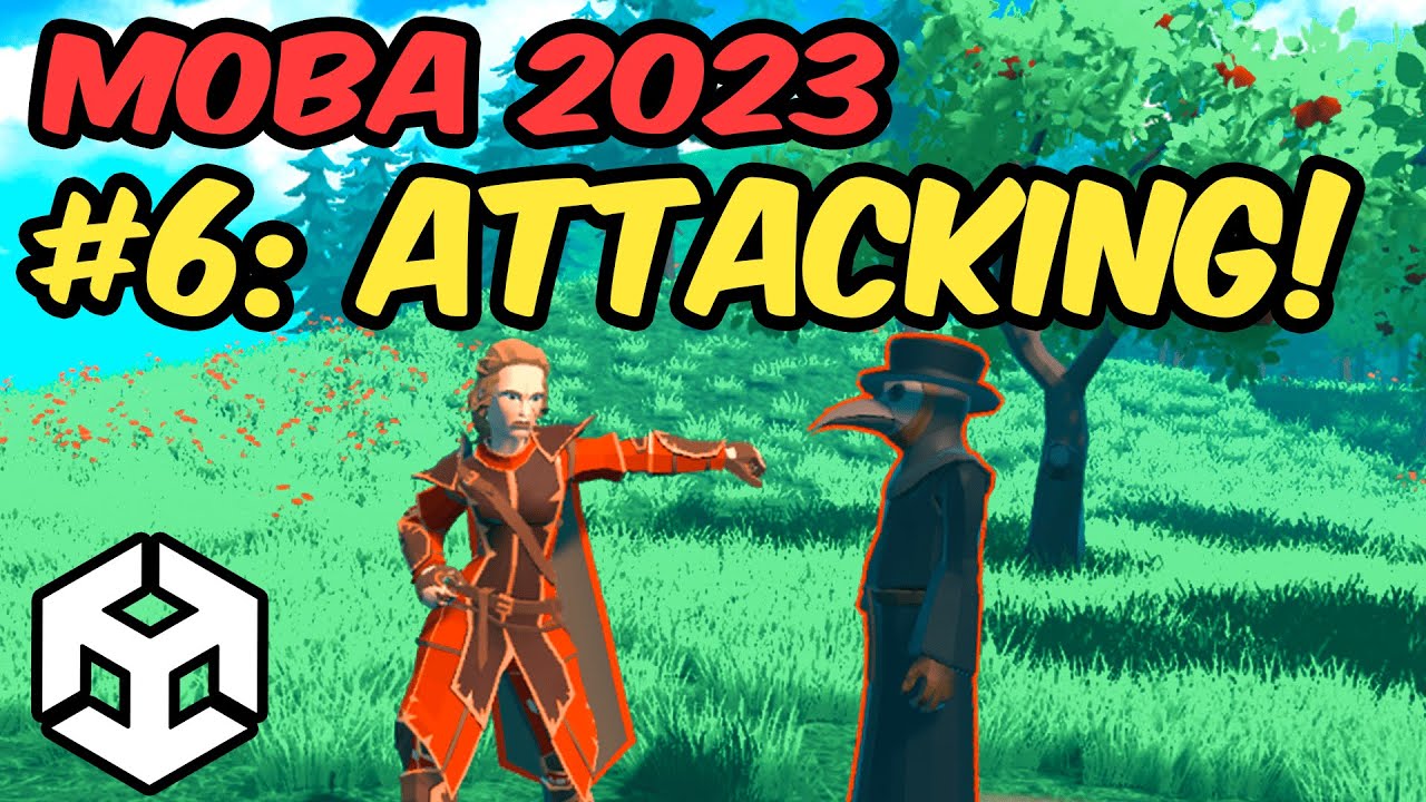 Making A MOBA Character in 2023 - #6: AUTO ATTACK (Unity 2023 Tutorial)