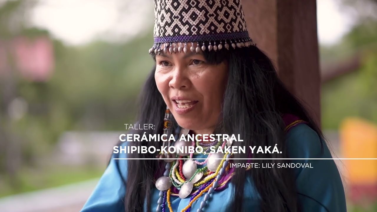 Taller “Cerámica ancestral shipibo-konibo, Sanken Yaká”, impartido por Lily Sandoval Panduro.