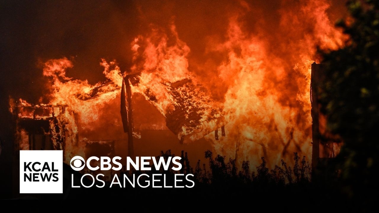 Videos show California wildfires burning out of control in Los Angeles area