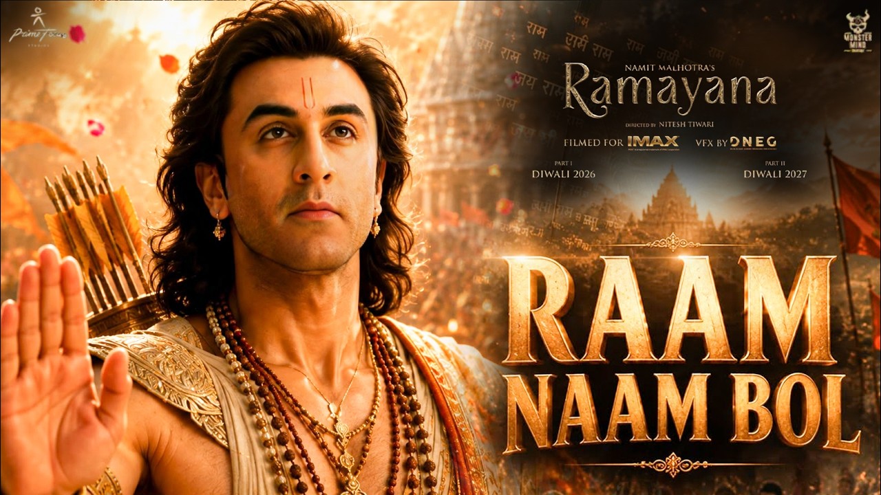 Ramayana : Song| RAM NAAM BOL| Bhajan Clubbing |Ranbir Kapoor| Sunny Deol| Yash as Ravan|Sai Pallavi