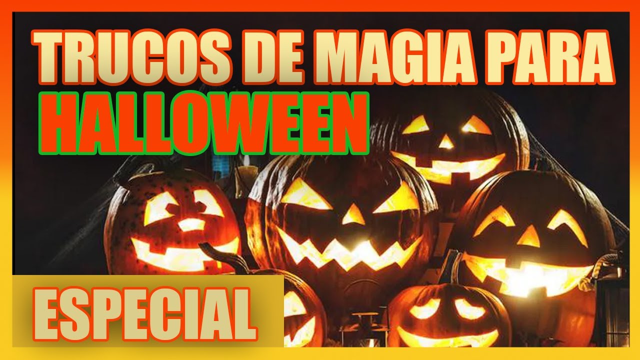 ✅ APRENDE los 💥MEJORES TRUCOS de MAGIA💥 para sorprender en HALLOWEEN 🧟🧛👻