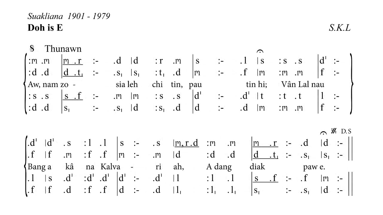 JERUSALEM, ZION KHAWPI || Tonic Solfa & Tracks