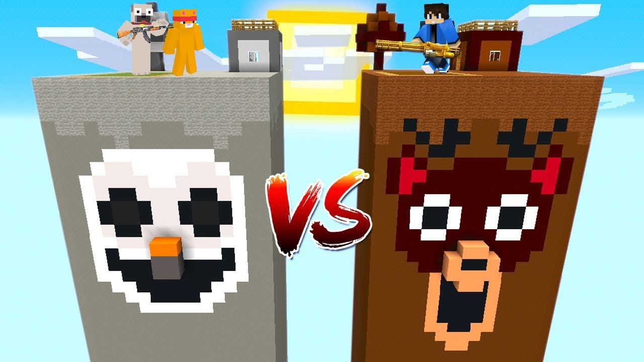 BAGOLY SZIGET VS 99 &Eacute;JSZAKA SZIGET A MINECRAFTBAN!