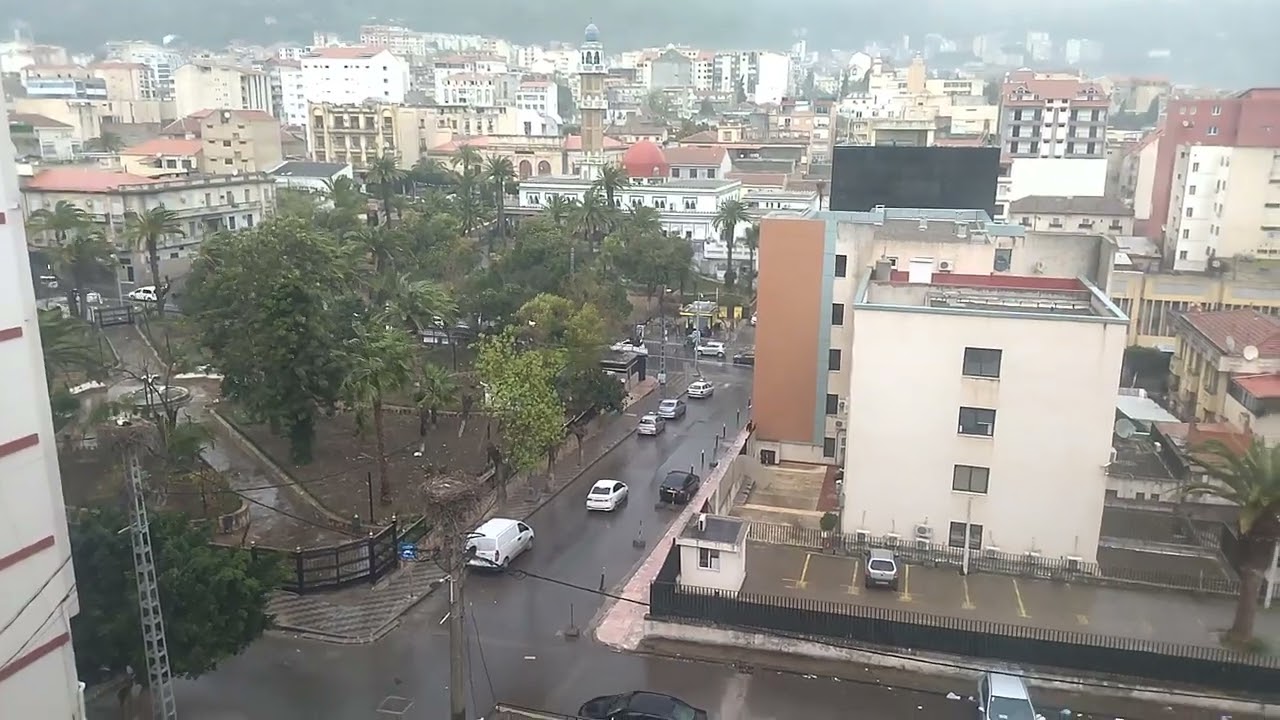 Violente averse de pluie sur Tizi-ouzou vendredi vers 16 heures 