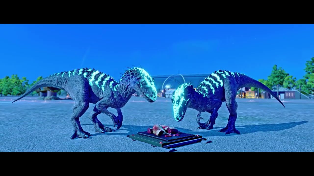 Bioluminescent Indominus Rex (Lux) All Perfect Animations & Interactions🦖 Jurassic World Evolution 2