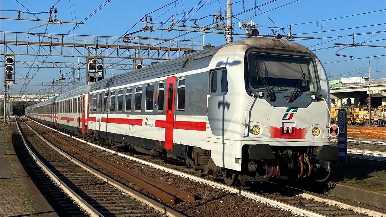 TRENI PASSEGGERI E MERCI in arrivo, partenza e TRANSITO alla stazione di PIACENZA!