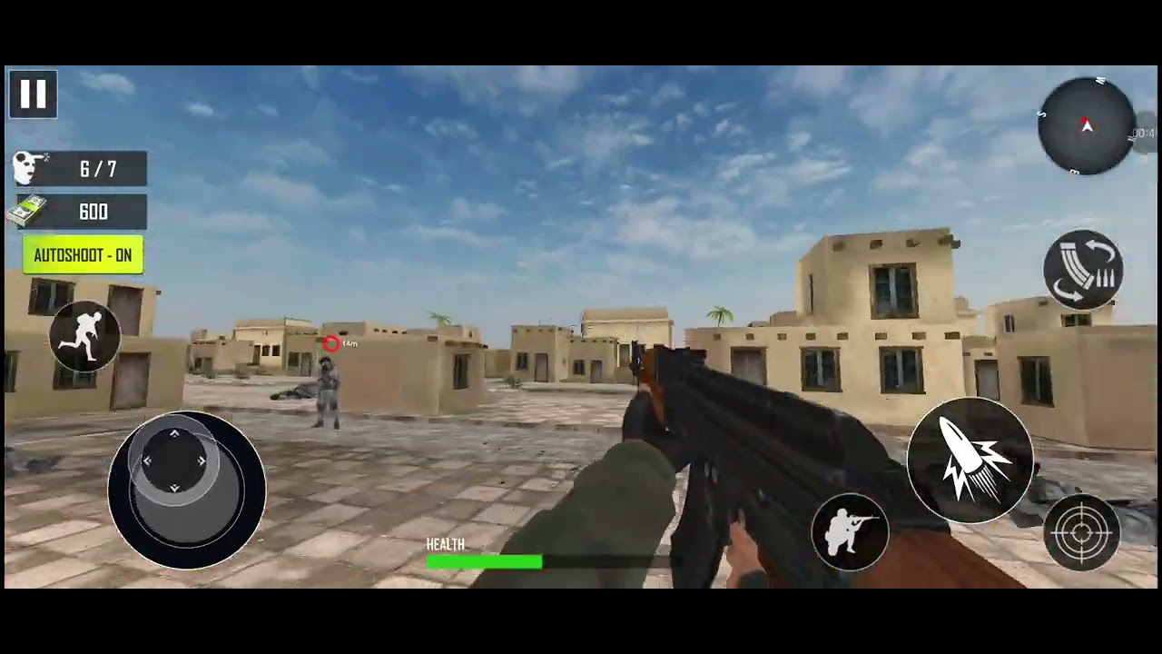 Desert Shooting Level 6 to 7