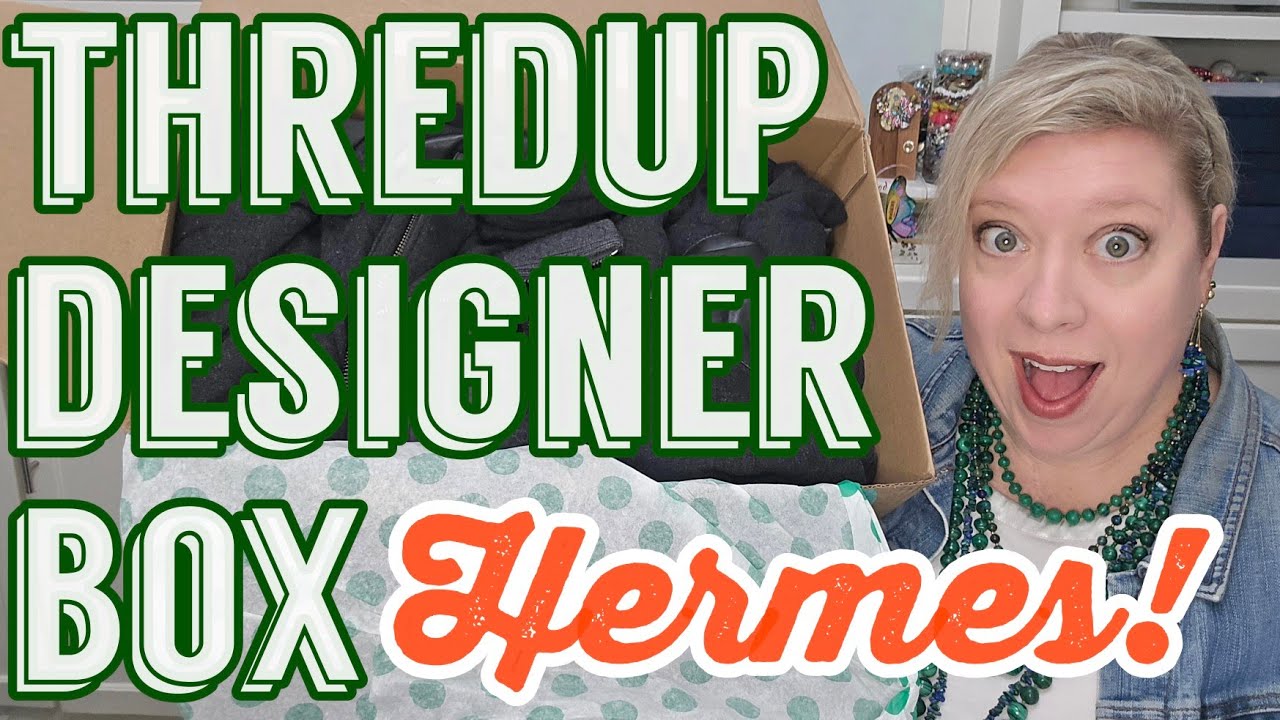HERMES 💚 YSL in this Thredup DIY Designer Rescue Box Unboxing! #mysterybox