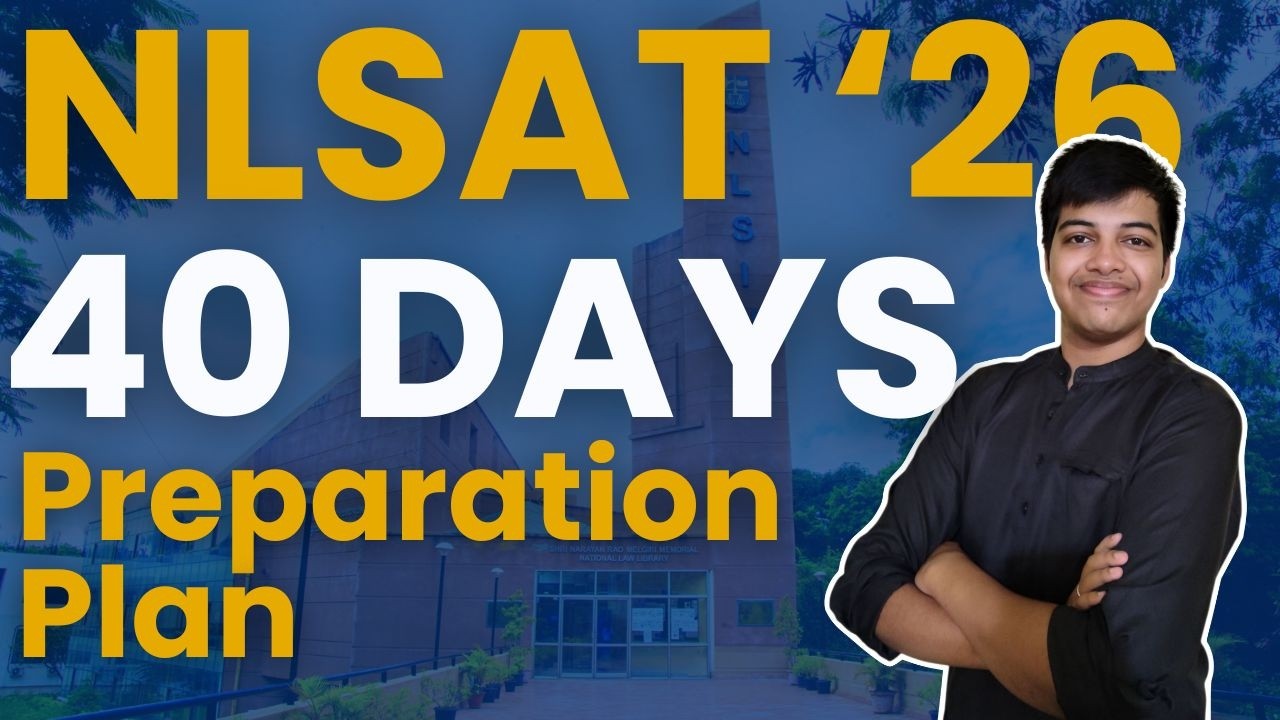 CRACK NLSAT 2026: The Ultimate 40-Day Master Study Plan & Strategy 🚀🔥 | LawFren