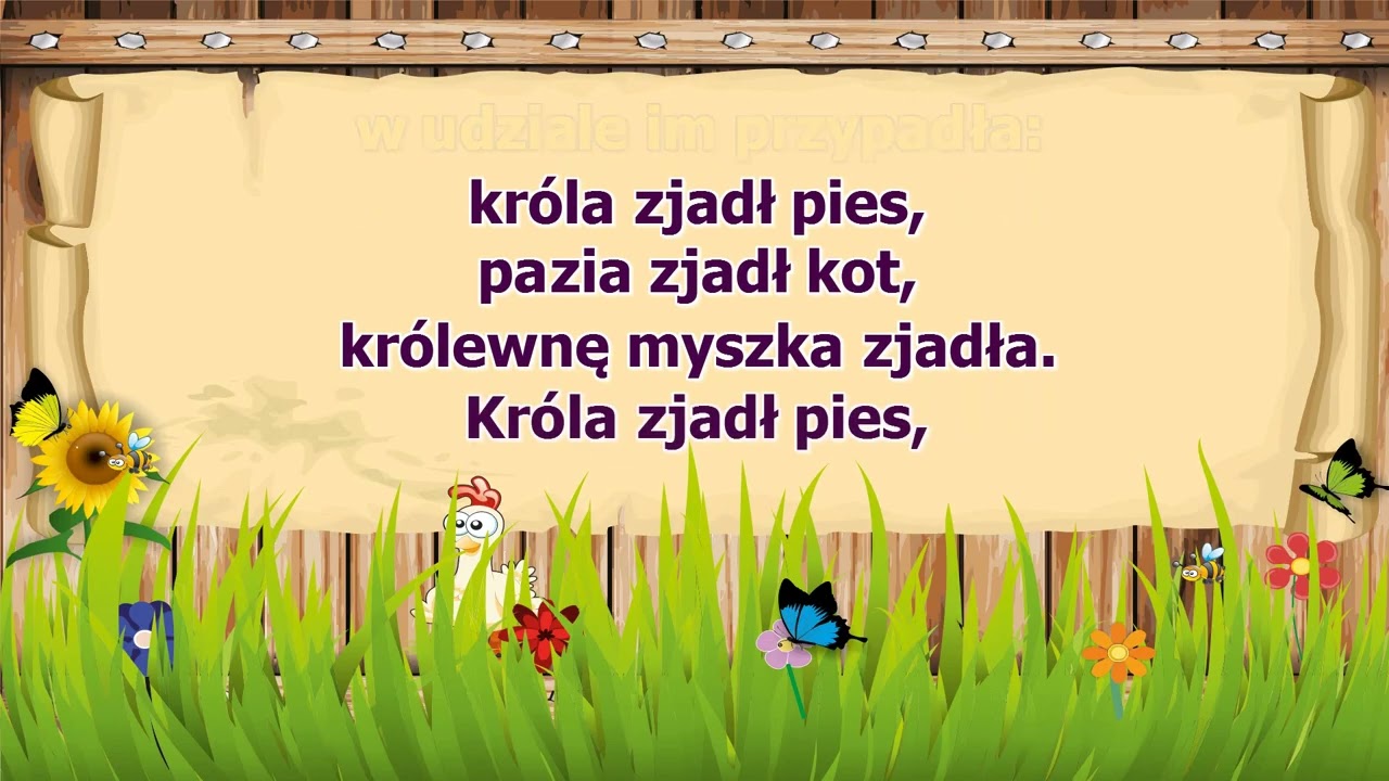 Dla dzieci - Był sobie król - z wokalem ( karaoke )