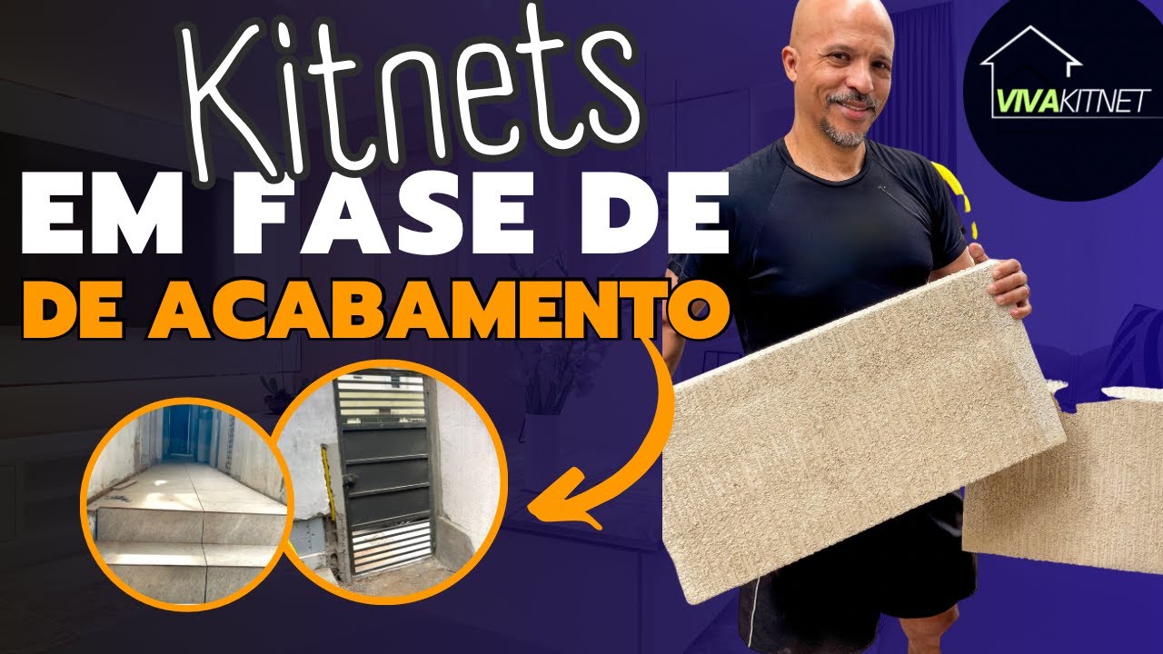 Como estão nossas kitnets? Iniciamos a colocação dos pisos externos.