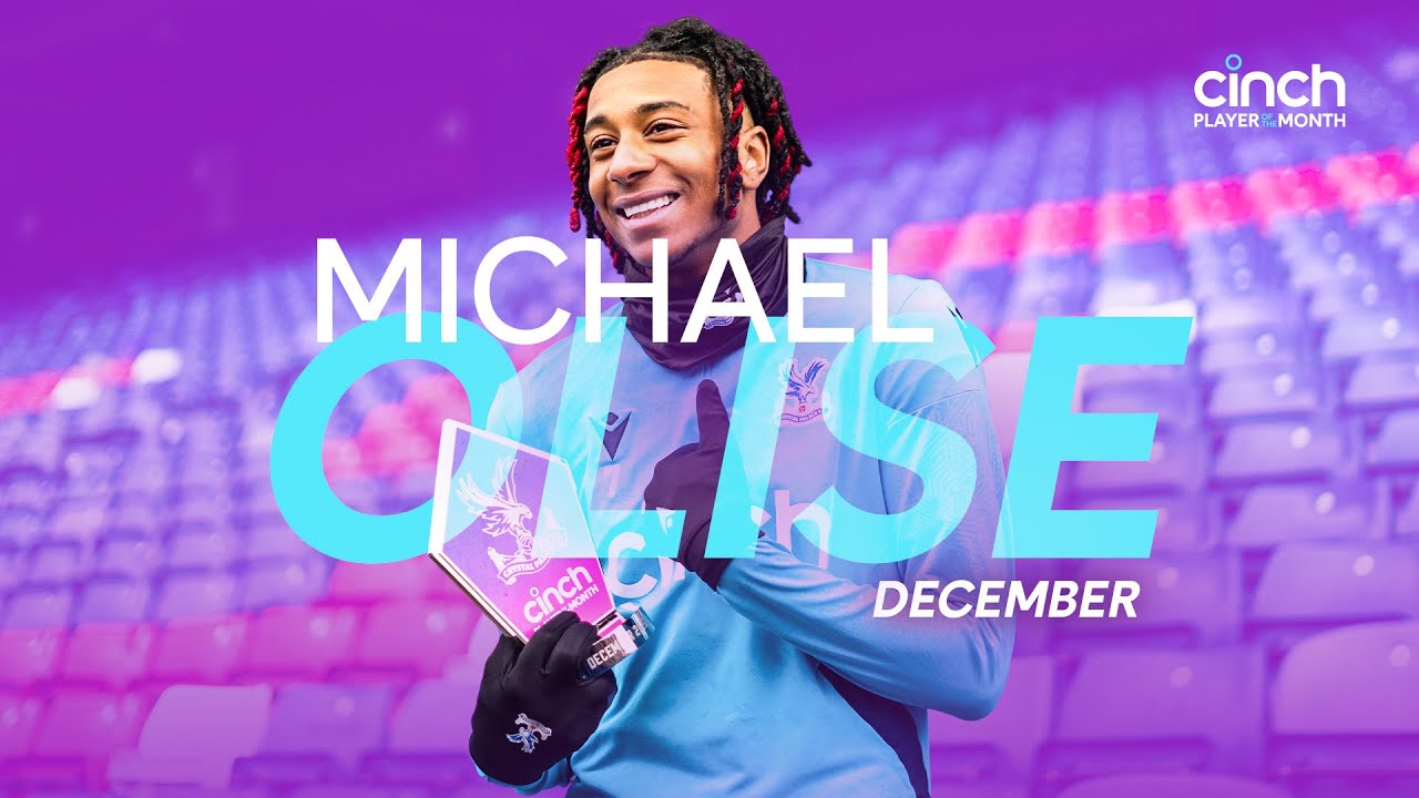 Michael Olise reacts to back-to-back award wins