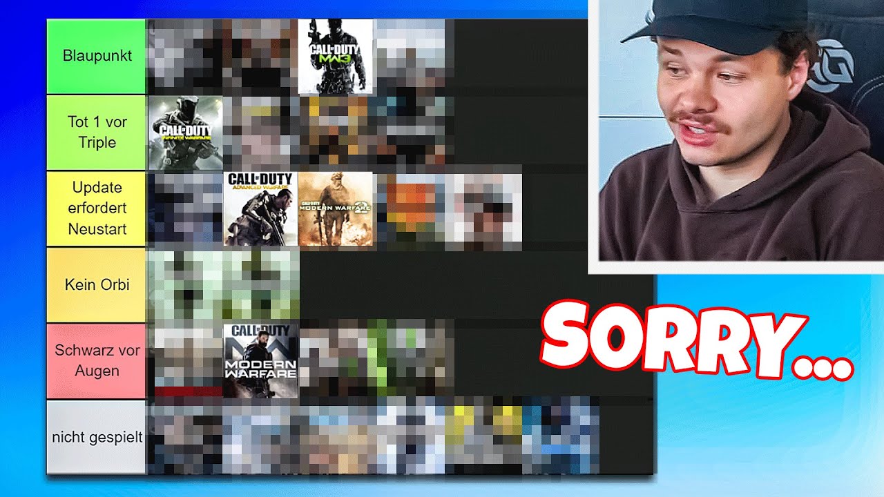 Das BESTE & SCHLECHTESTE COD aller Zeiten | COD Tierlist