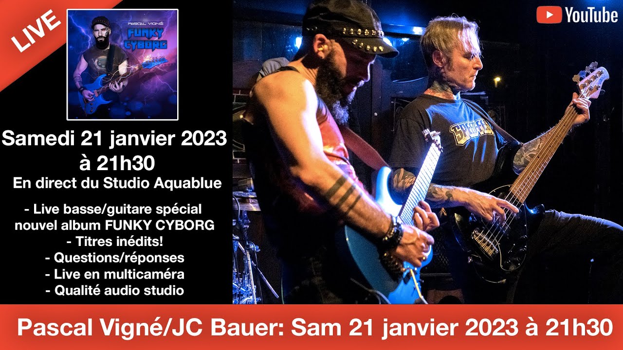 Concert spécial nouvel album Pascal Vigné + JC Bauer!