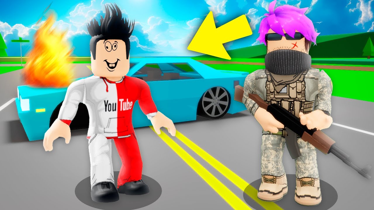 VIREI SEGURANÇA do YOUTUBER NO BROOKHAVEN!