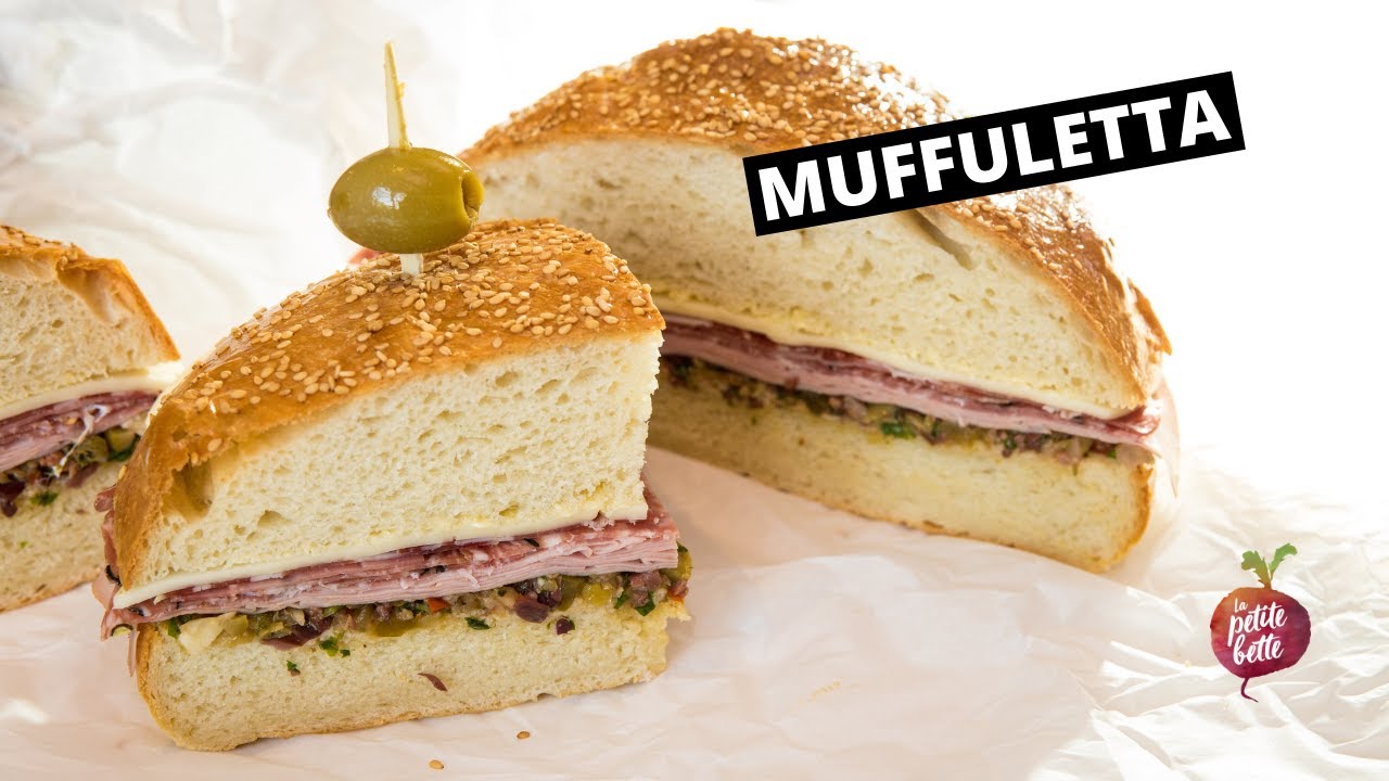 MUFFULETTA l'original sandwich XXL de Nouvelle-Orléans 🥪 Pain sandwich maison La petite bette