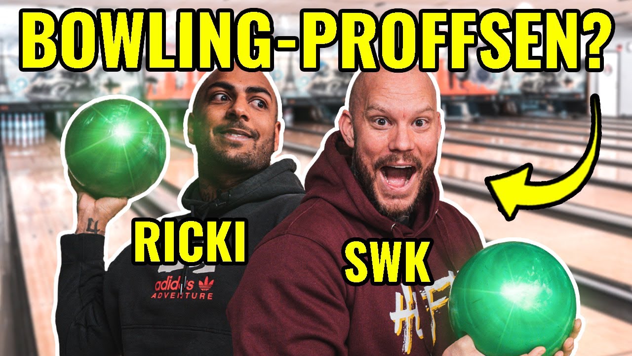 VI BLIR NÄSTAN UTKASTADE! TESTAR BOWLING MED RICKI!