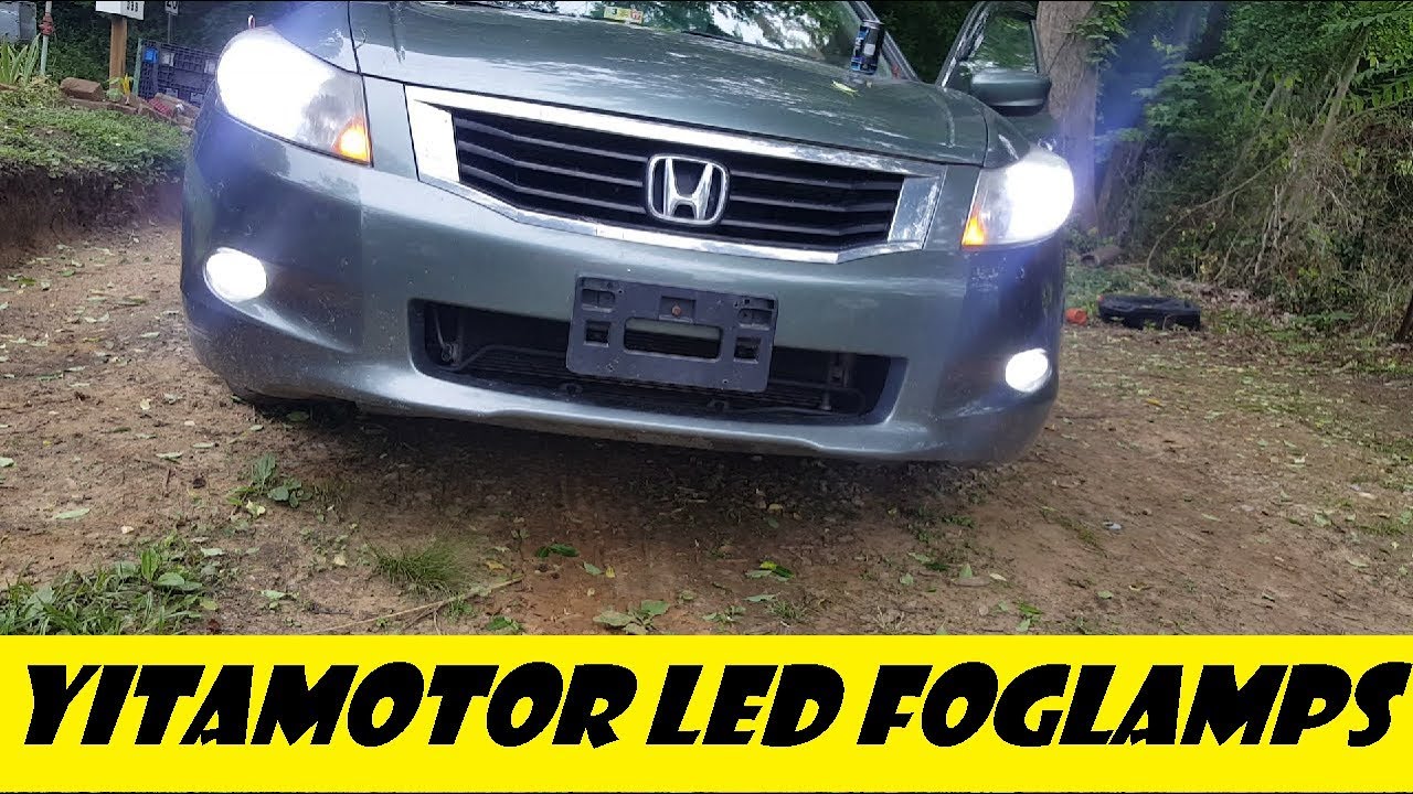 2008 (8th Gen) Honda Accord 1400 lm LED Foglamp Install from Yitamotor.