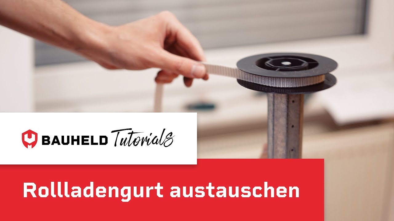 Rolladengurt wechseln – Schritt für Schritt Anleitung zum Selber austauschen | Tutorial