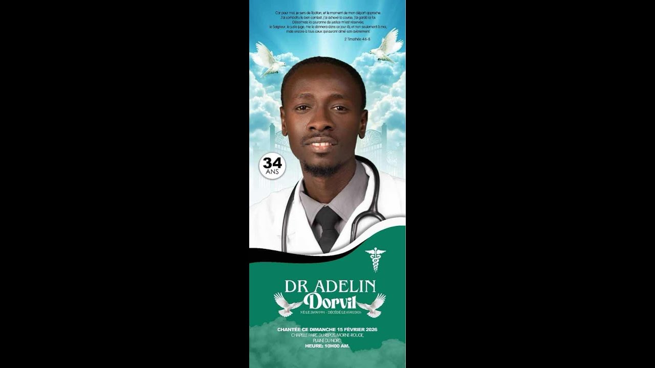 Inhumation Docteur Adlin DORVIL