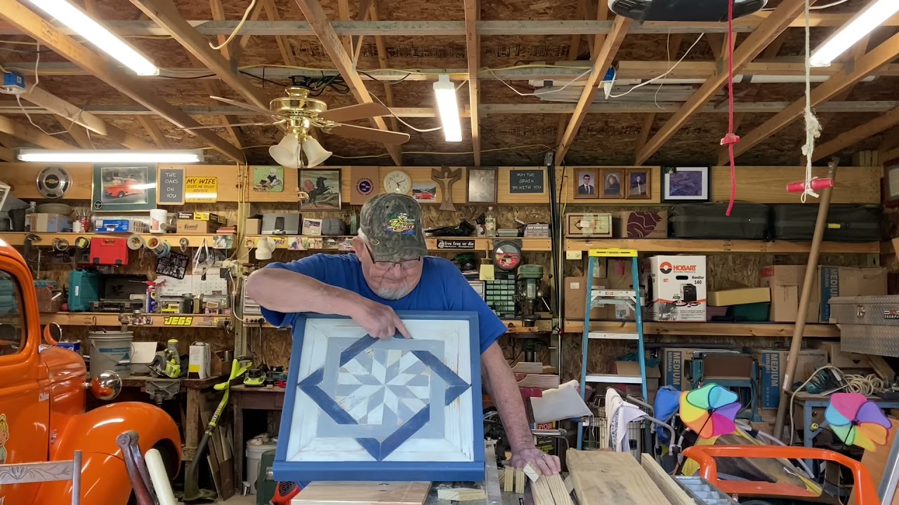 Barn quilt square