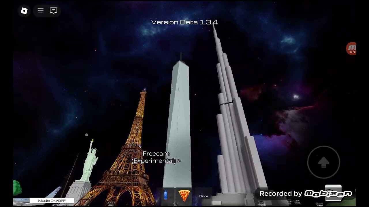Universe Size Comparion (Roblox) Recreation