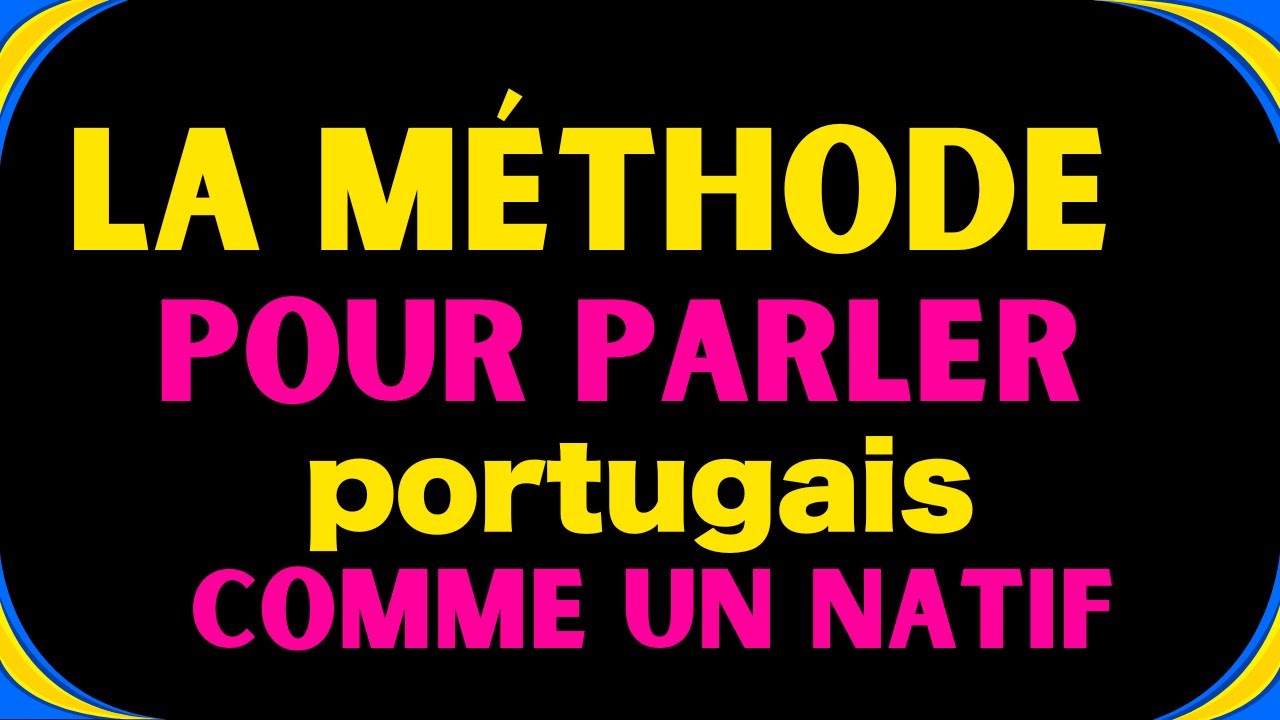 💣 Deviens natif en portugais plus vite que jamais