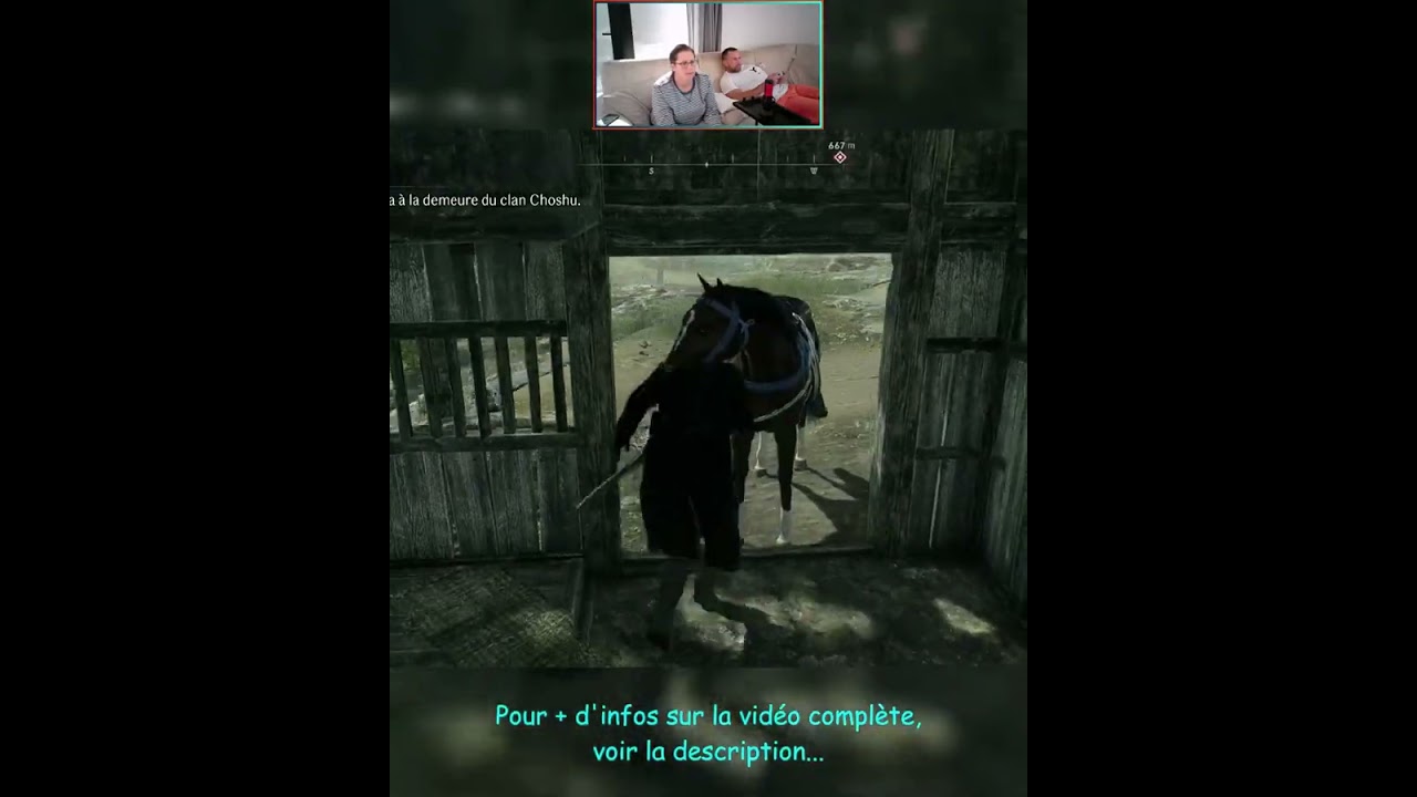 Coinc&eacute;e par mon cheval ! 😤 (RISE of the RONIN)