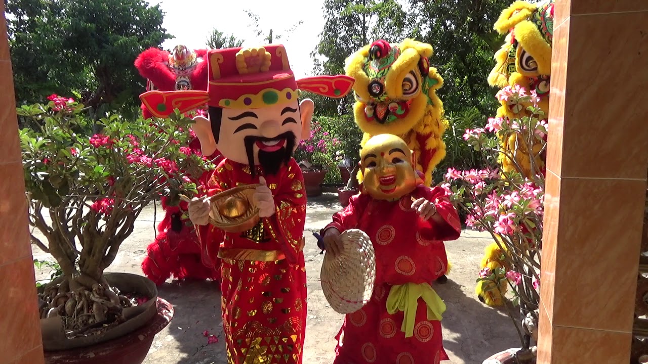 Mua Lân Ông Địa | Múa Thần Tài | Múa Ông Địa | lion dance |#gymandfood