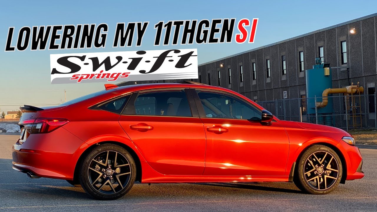 Lowering my 11thgen Civic SI on Swift Springs - 2022 Honda Civic SI