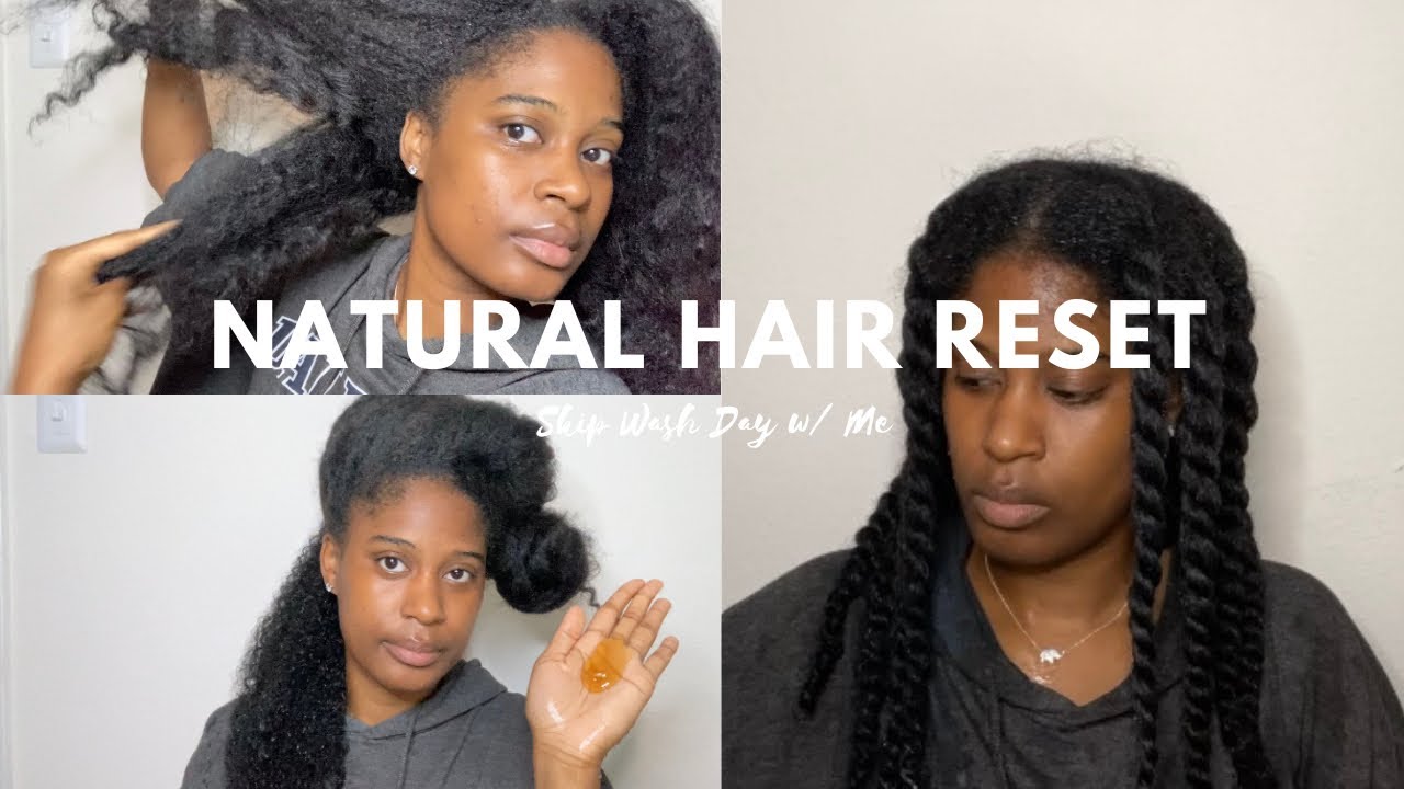 MY EASY NATURAL HAIR RESET (How I Skip Wash Day + Only One Product) | 3c4a | Mikaela&rsquo;s Space