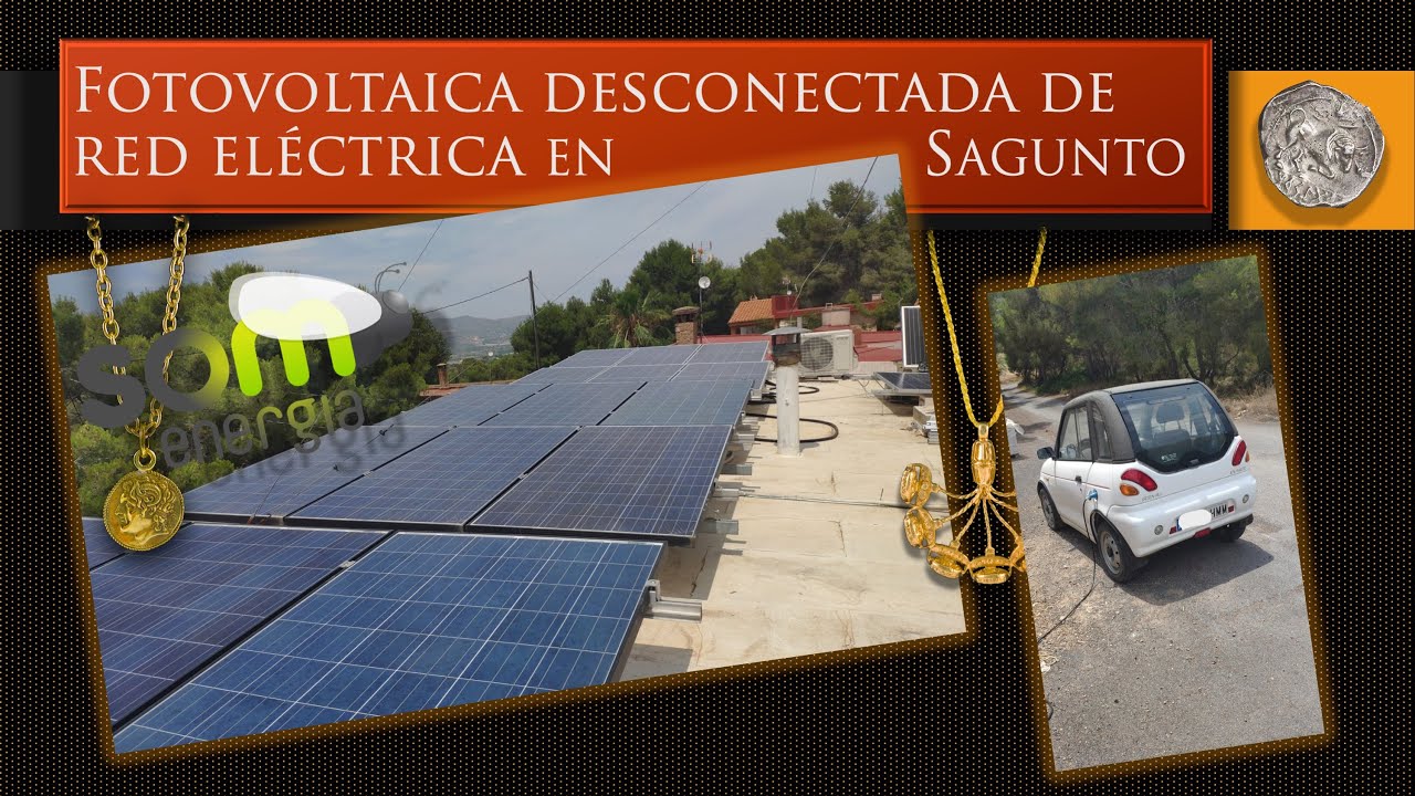Fotovoltaica desconectada de la red eléctrica en Sagunto
