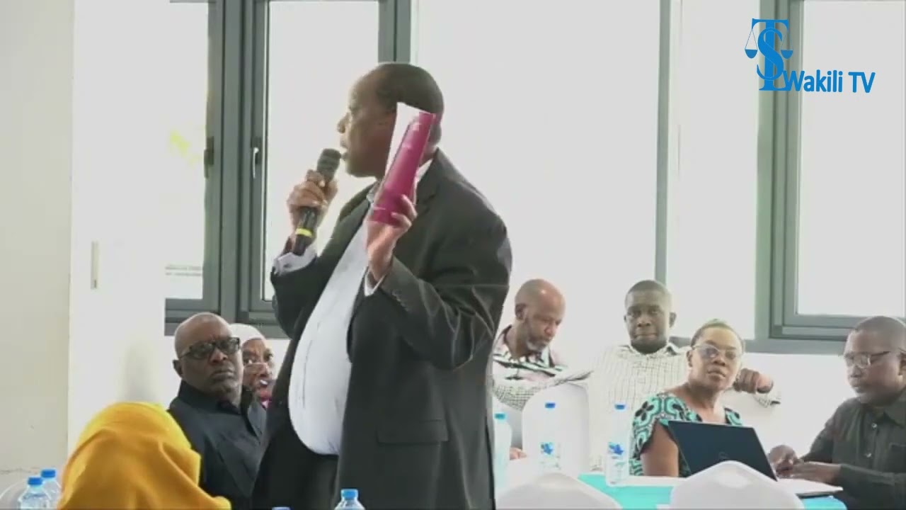 Prof. Kabudi Awapa Somo la Katiba juu ya Jina la Tume Huru ya Uchaguzi