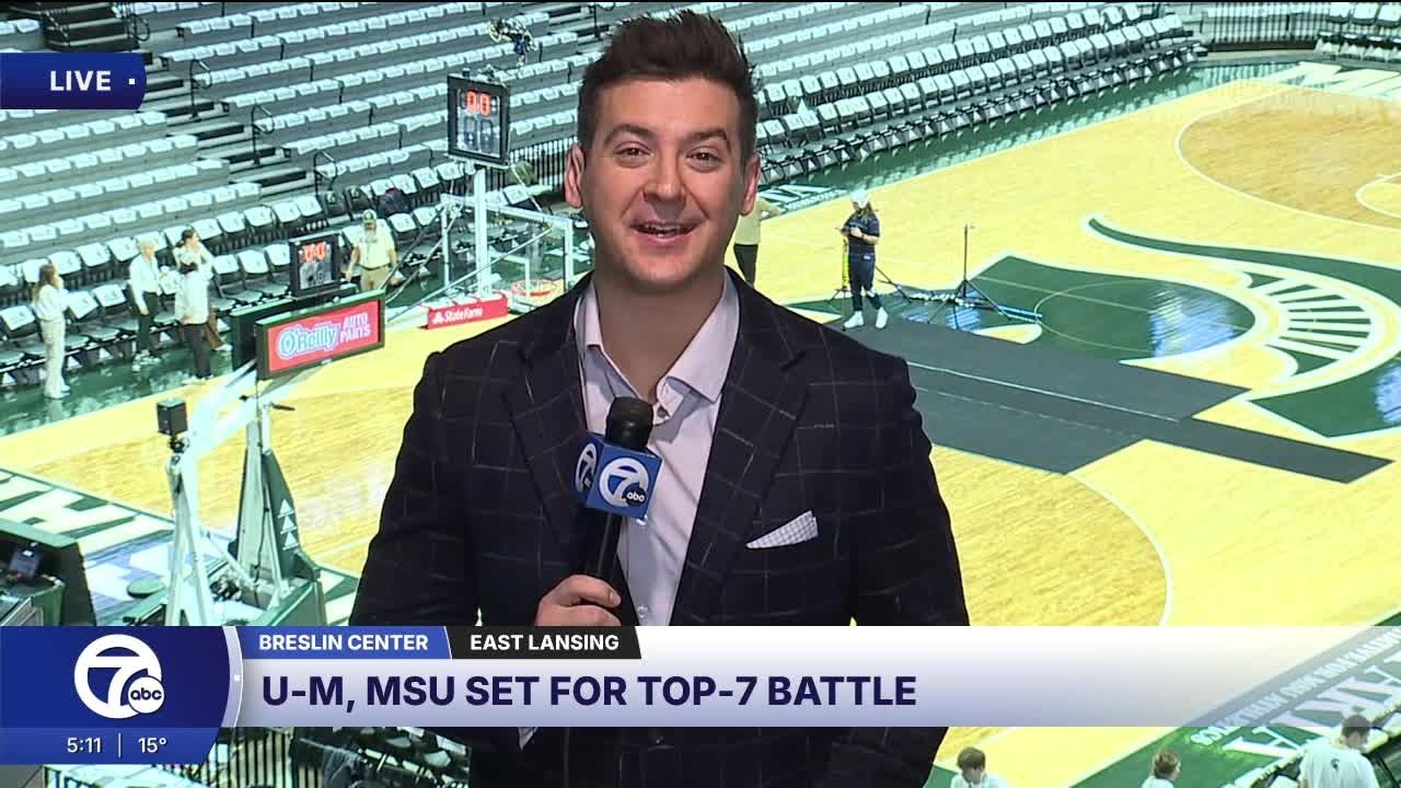Michigan, Michigan State set for Top-7 battle at Breslin Center