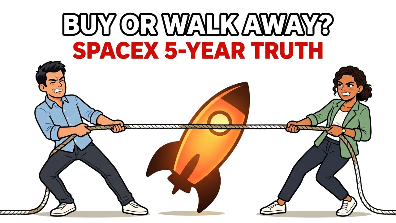 SpaceX Stock in 5 Years &mdash; What the Numbers Actually Say (Bull vs Bear)