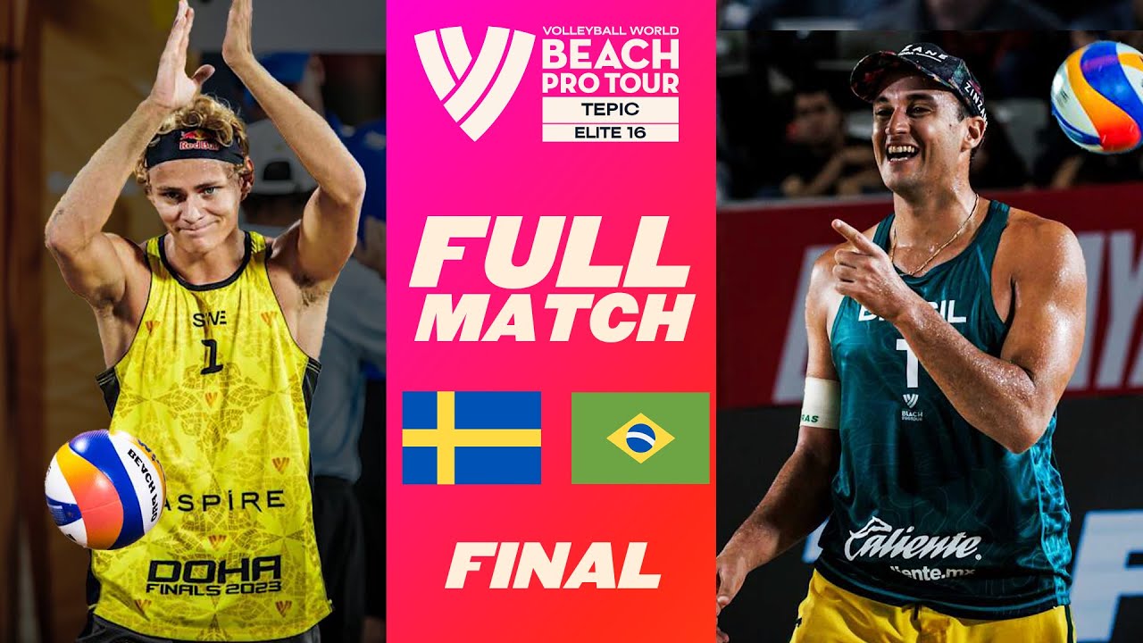 Gold Match - Åhman/Hellvig 🇸🇪 vs. George/Andre 🇧🇷 | Full Match | Beach Pro Tour Tepic 2024