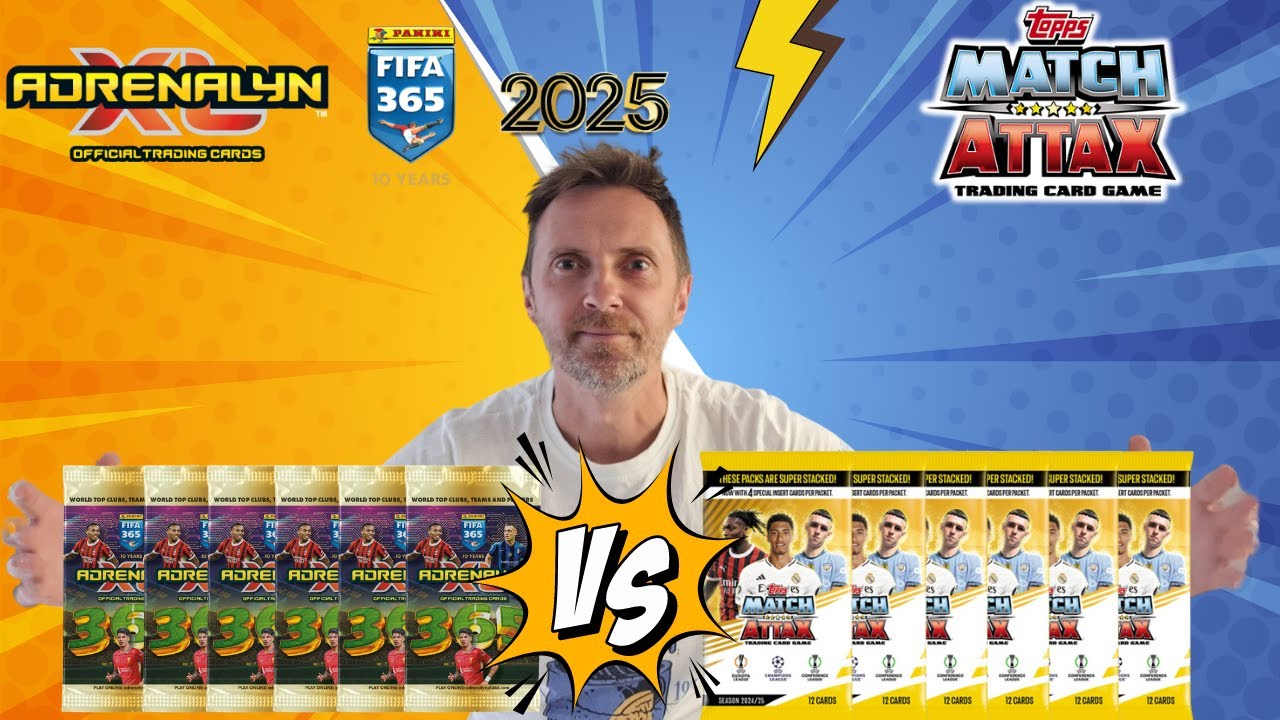 PANINI FIFA 365 2025 VS TOPPS MATCH ATTAX 24/25 POJEDYNEK NA SASZETKI - SZOK WPADŁA SASZETKA HERO!!!
