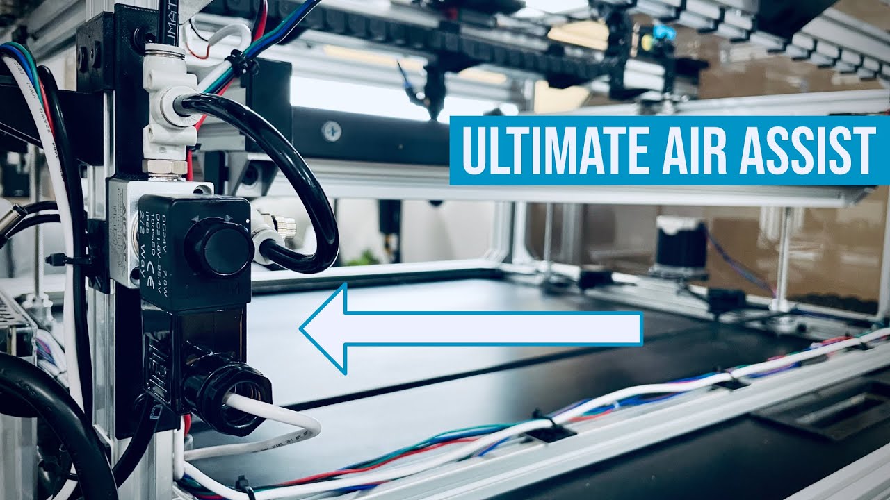 90W Laser Cutter From Scratch | Ultimate Air Assist